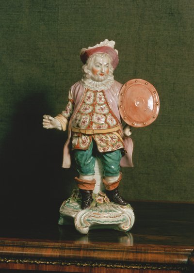 Eine Derby-Figur von Falstaff von English School